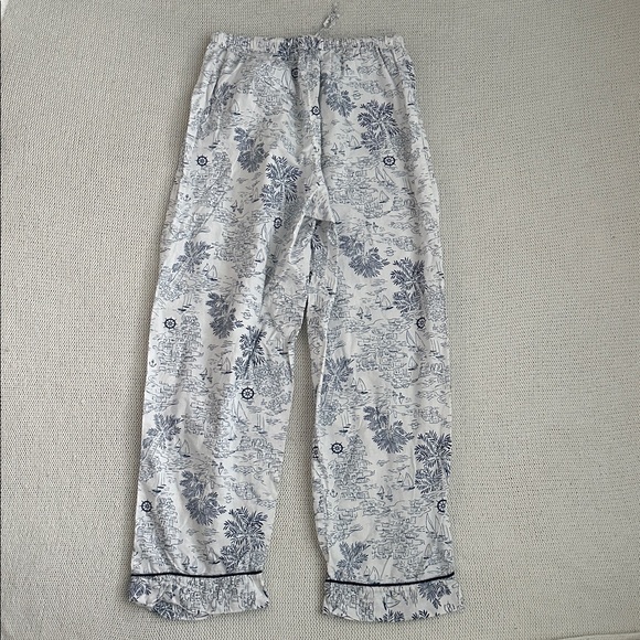 Alexander Del Rossa 100% Cotton Palm Beach Nautical Pajamas Size Medium - Picture 12 of 12